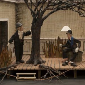 Stage set for Waiting for Godot (Beckett)